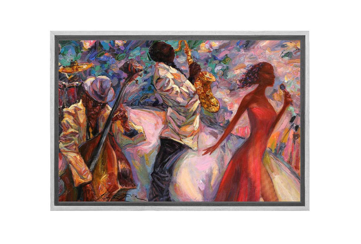 The Jazz Singer | Canvas Wall Art Print