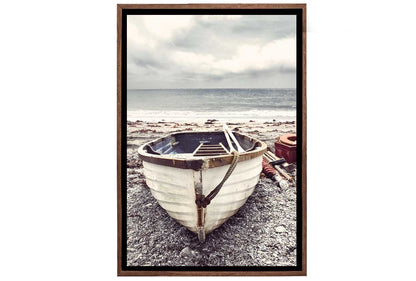 Boat on Beach | Canvas Wall Art Print