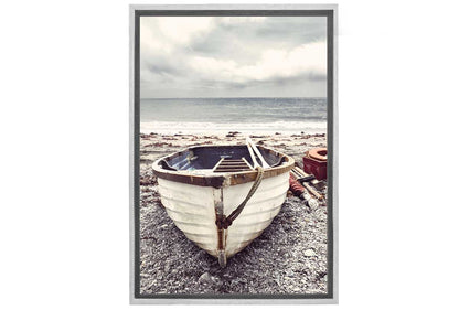 Boat on Beach | Canvas Wall Art Print