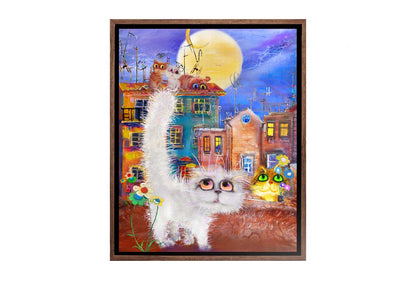Cat Series | Street Cats | Canvas Wall Art Print