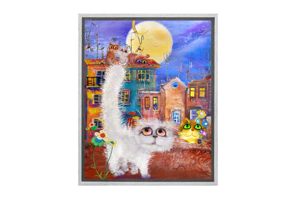 Cat Series | Street Cats | Canvas Wall Art Print