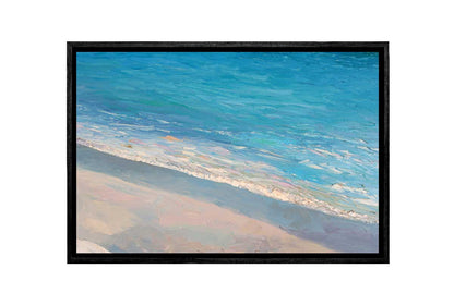 Beach from Above Painting | Canvas Wall Art Print