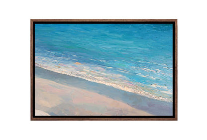 Beach from Above Painting | Canvas Wall Art Print