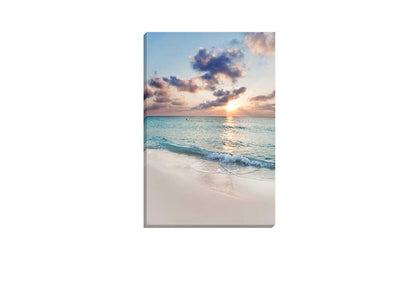 Early Morning Beach Scene | Canvas Wall Art Print