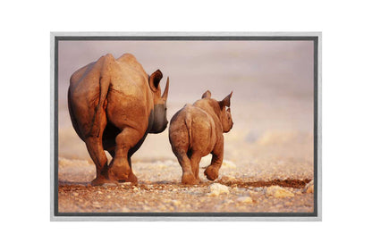 Rhino | Canvas Art Print