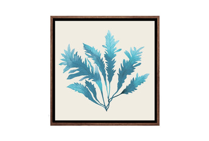 Seaweed Turquoise | Canvas Wall Art Print