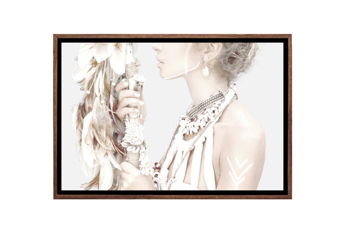 Wild Bohemian Woman | Canvas Wall Art Print