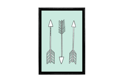 Arrows Blue | Scandinavian Kid's Wall Art Print
