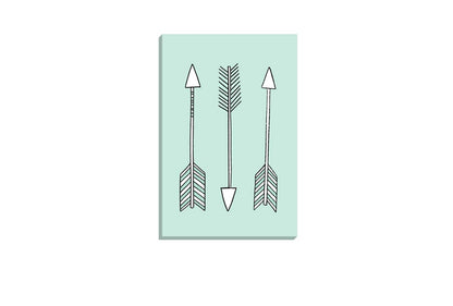 Arrows Blue | Scandinavian Kid's Wall Art Print