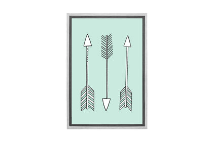 Arrows Blue | Scandinavian Kid's Wall Art Print