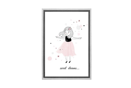 Sweet Dreams Pink | Scandinavian Kid's Wall Art Print