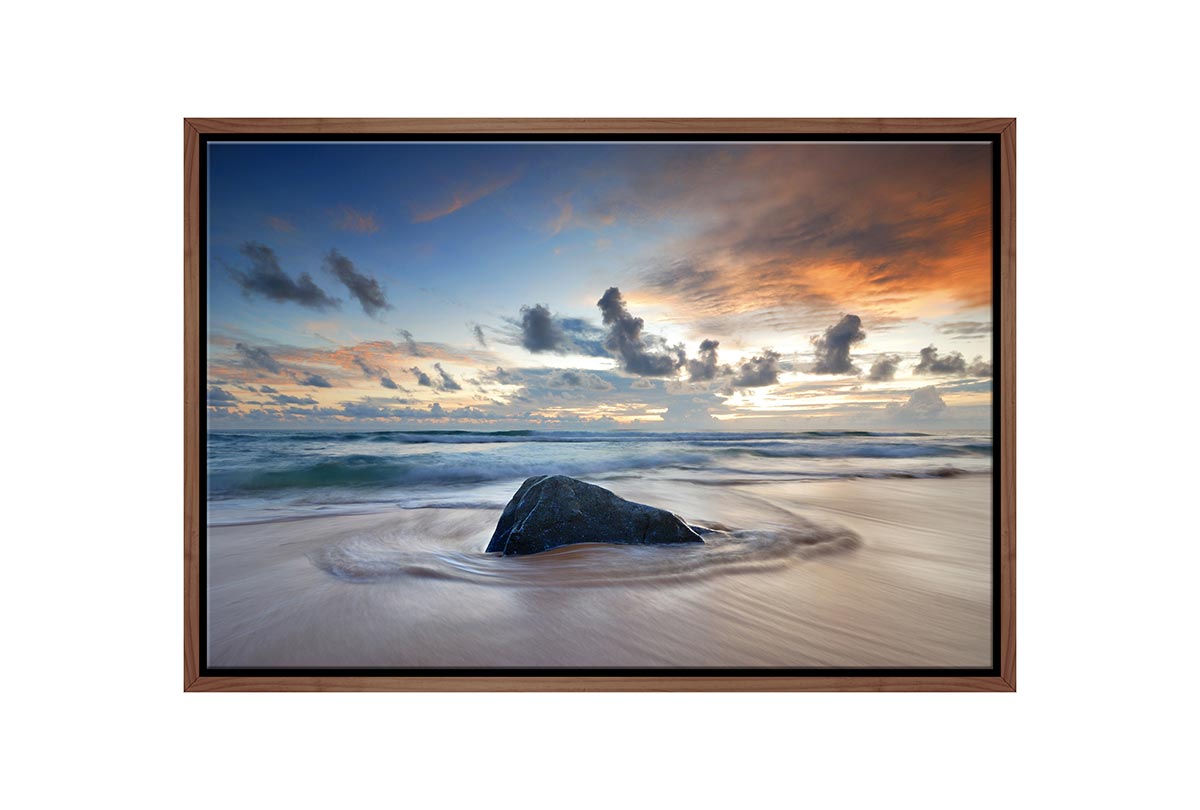 Beach Rock | Canvas Wall Art Print