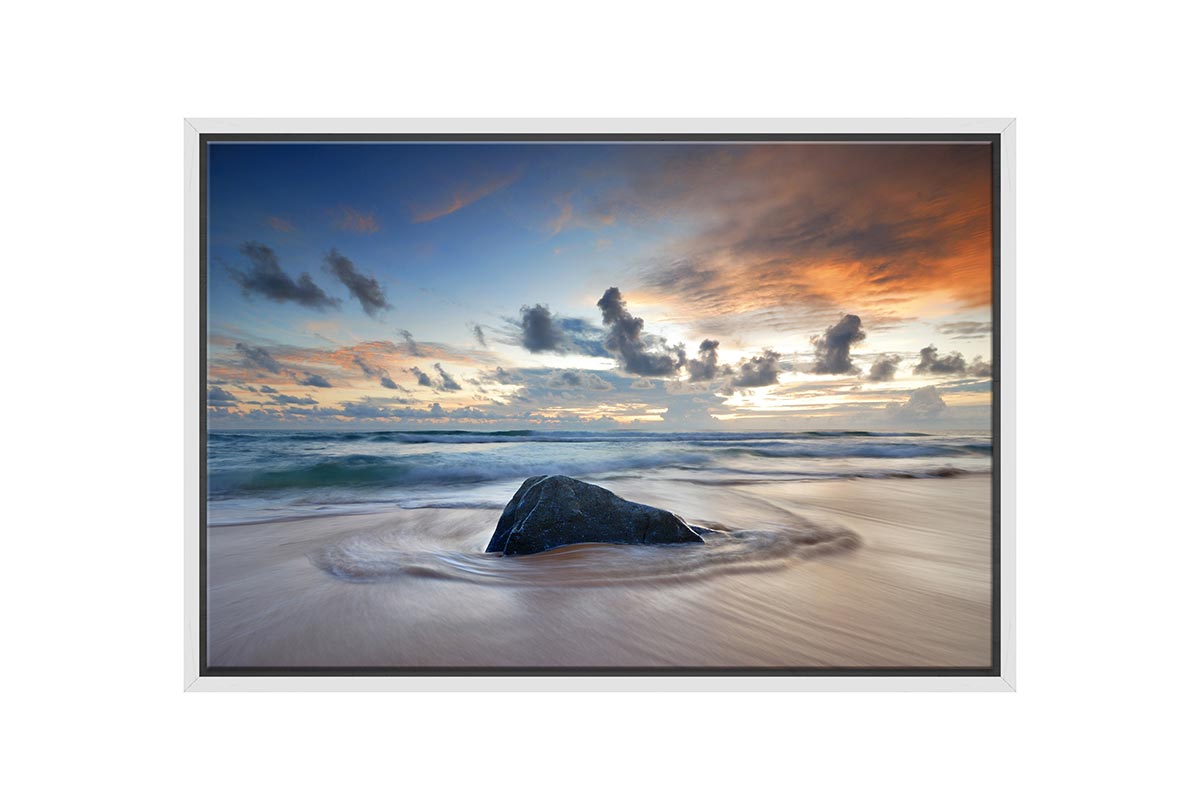 Beach Rock | Canvas Wall Art Print