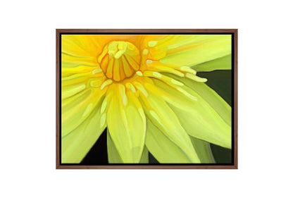 Yellow Flower Painting | Canvas Wall Art Print