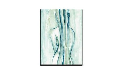Abstract Female Form | Canvas Wall Art Print