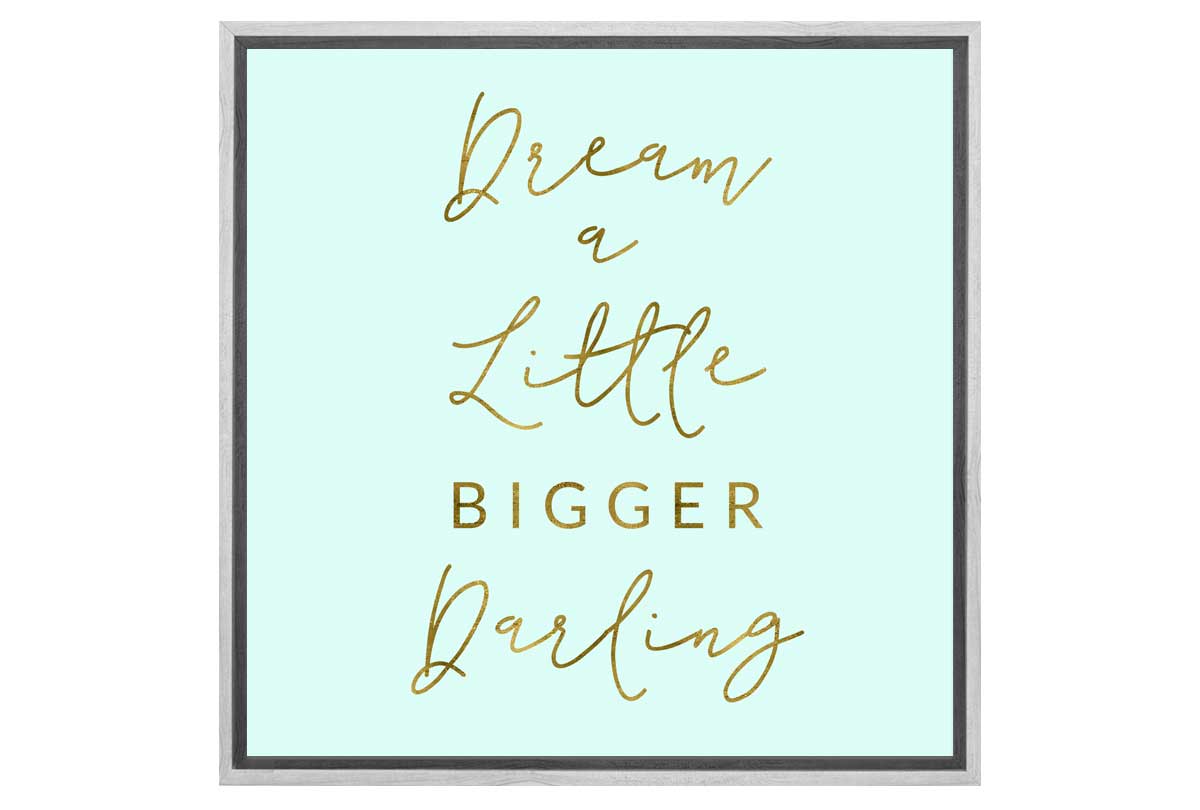 Dream Bigger | Canvas Wall Art Print