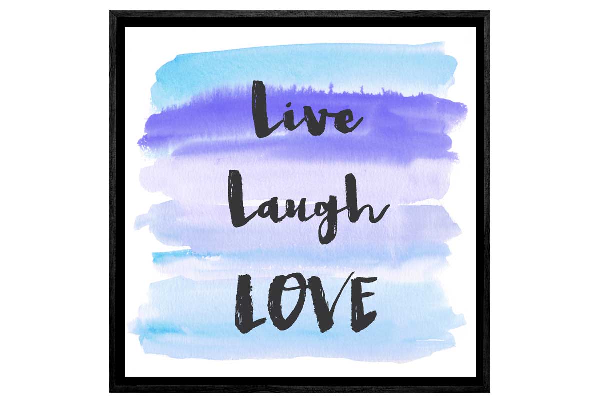 Live Laugh Love | Canvas Art Print