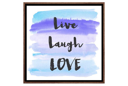 Live Laugh Love | Canvas Art Print