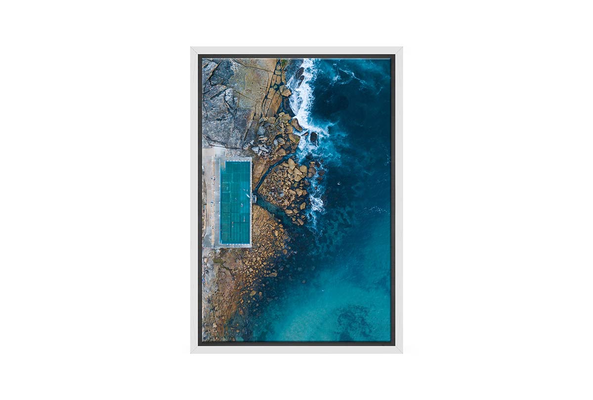 Freshwater Rock Pool, Australia | Canvas Wall Art Print