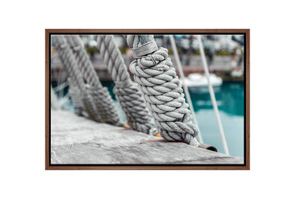 Sailing Ship Ropes | Canvas Wall Art Print