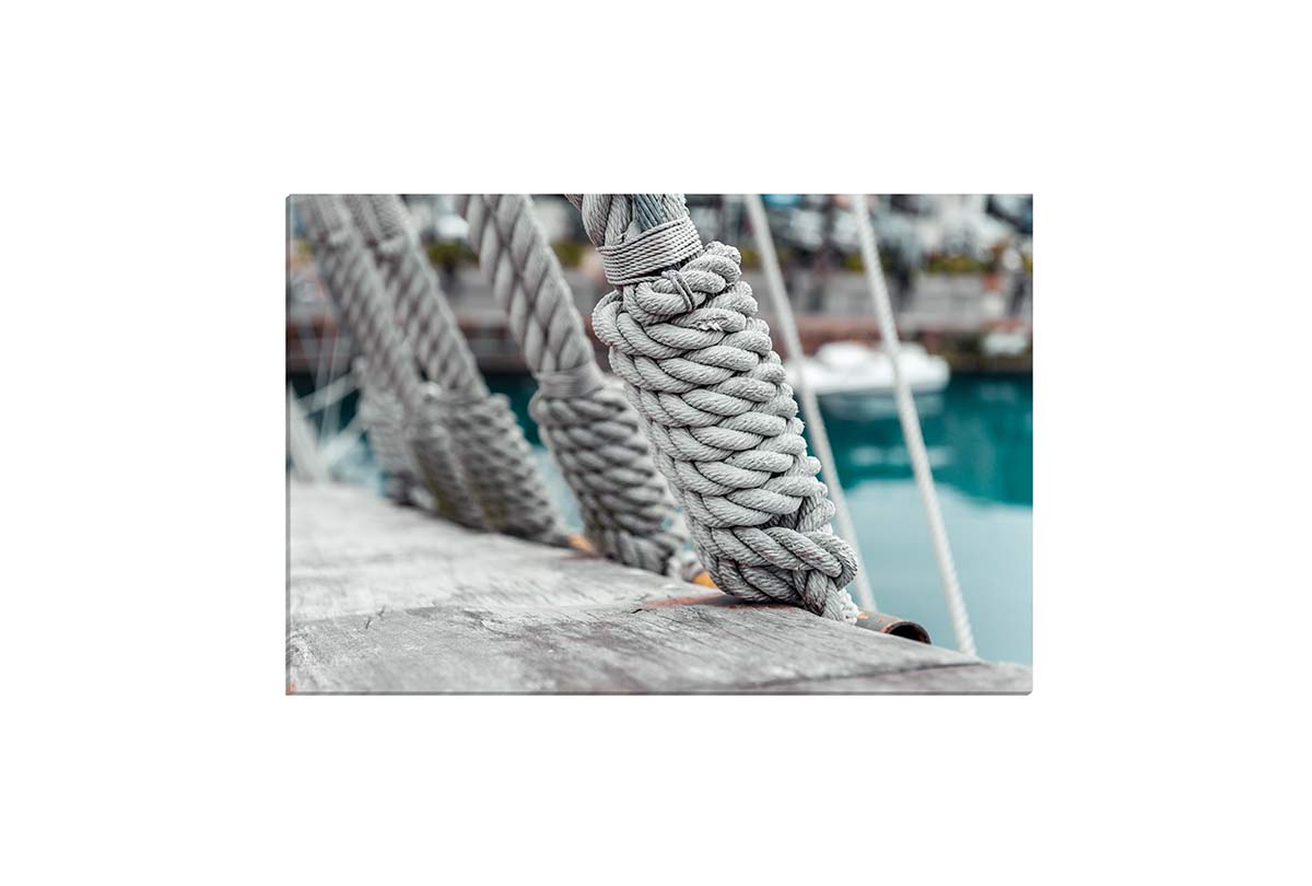 Sailing Ship Ropes | Canvas Wall Art Print