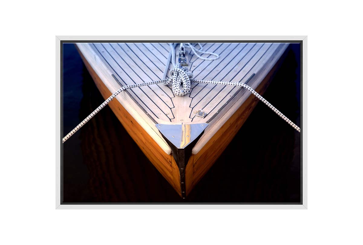 Sail Boat Bow | Canvas Wall Art Print