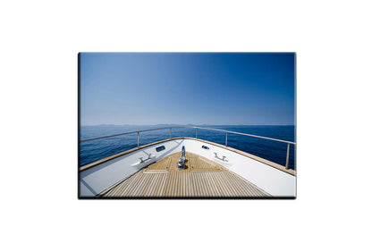 Lux Yacht Bow | Canvas Wall Art Print