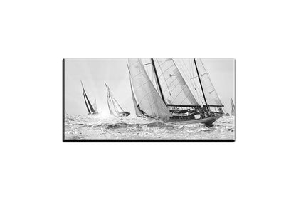 Racing Yachts | Canvas Wall Art Print