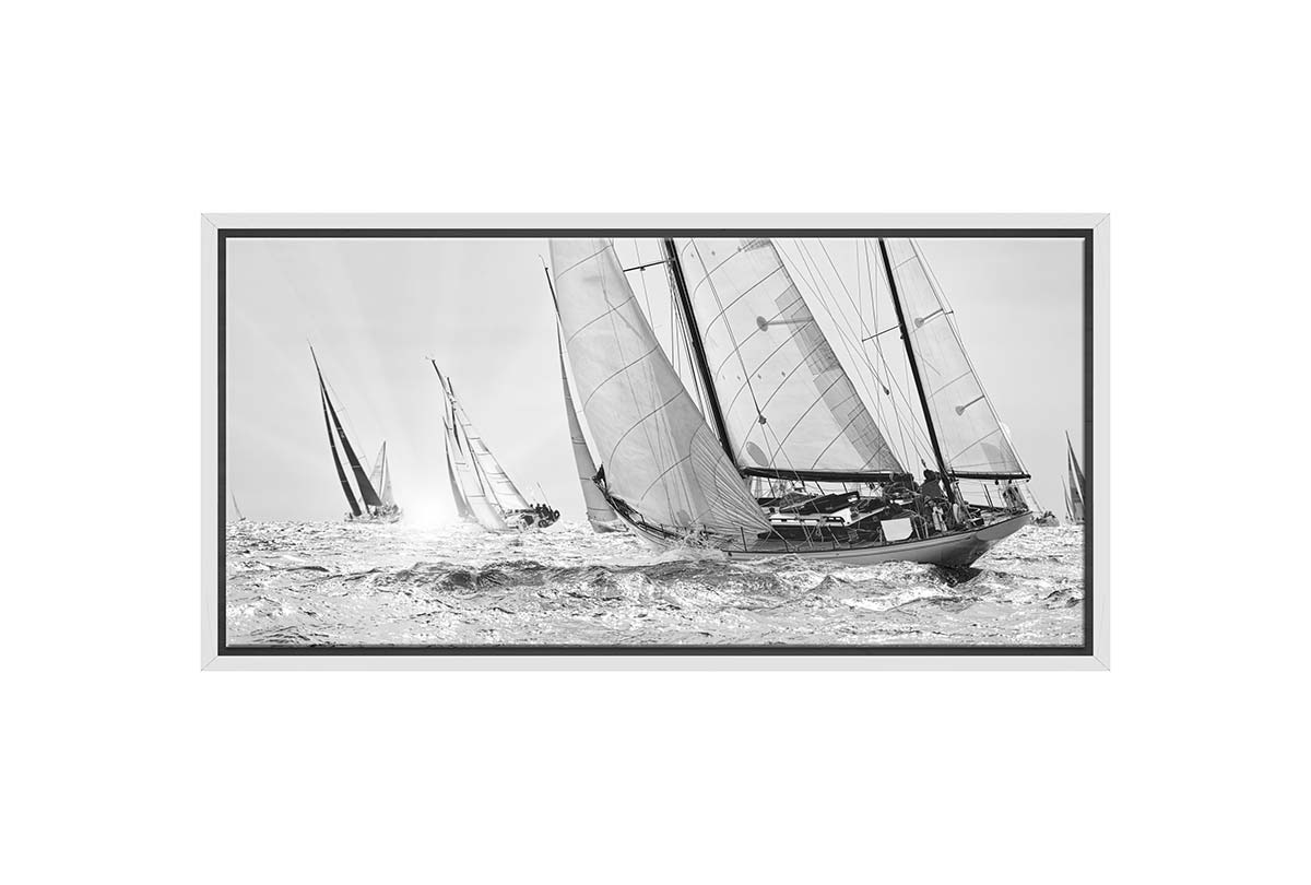 Racing Yachts | Canvas Wall Art Print