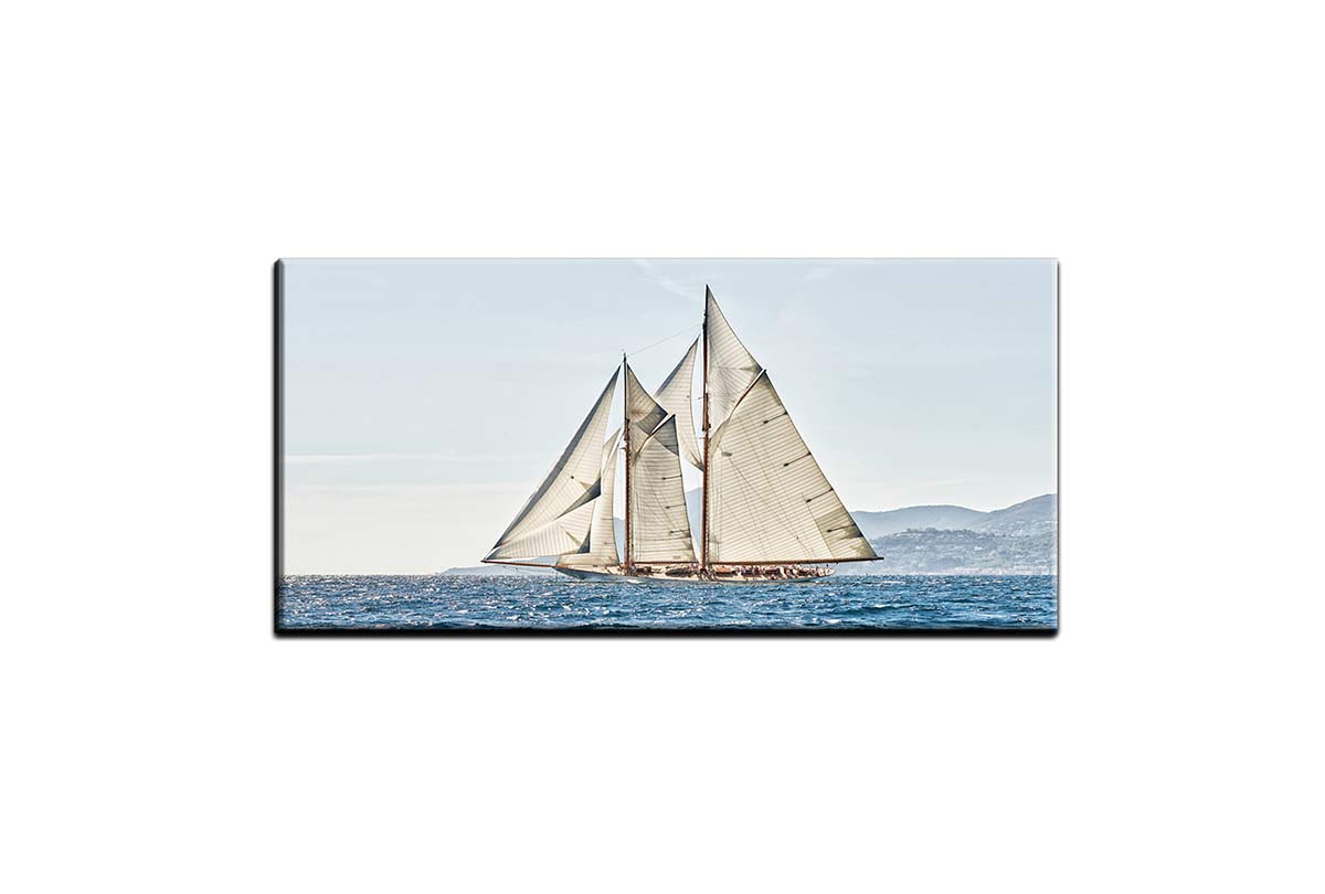 Racing Yacht | Canvas Wall Art Print