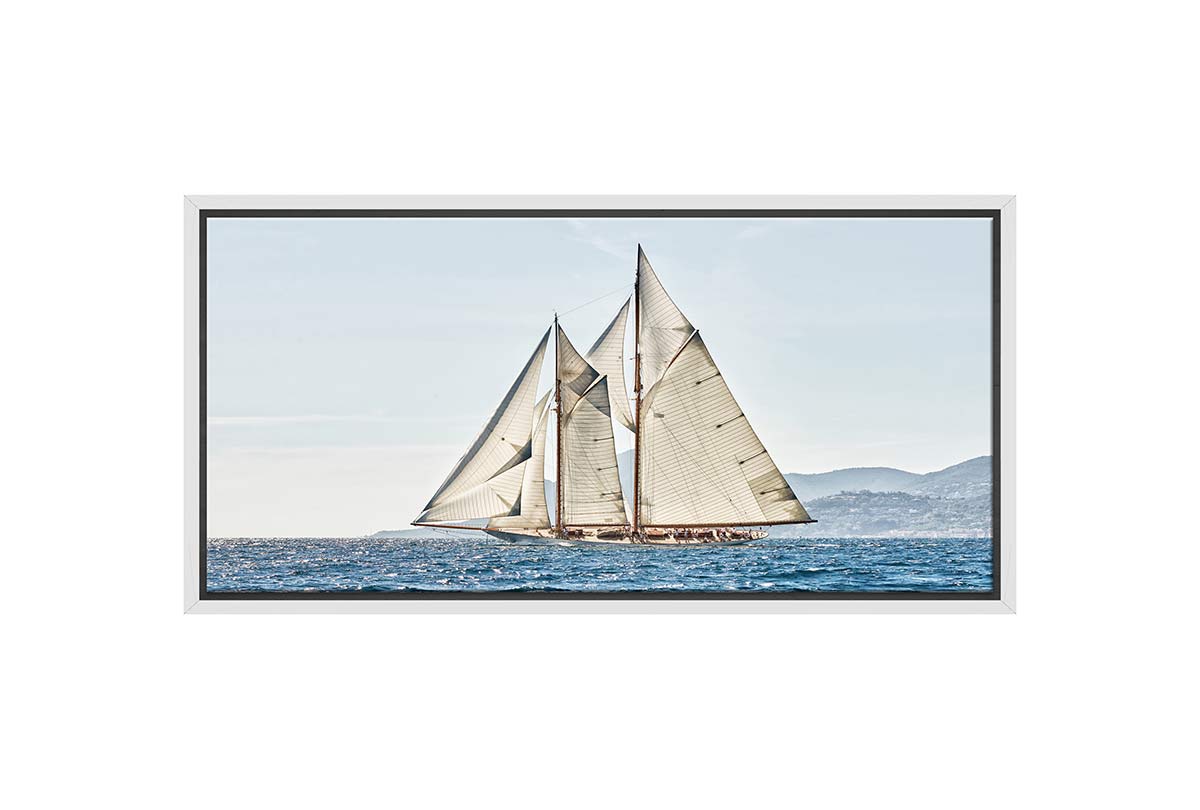 Racing Yacht | Canvas Wall Art Print