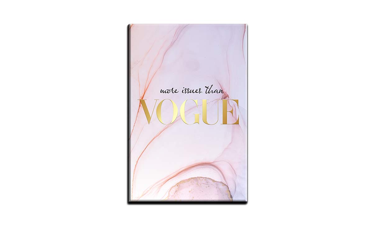 More Issues Than Vogue | Fashion Canvas Wall Art Print