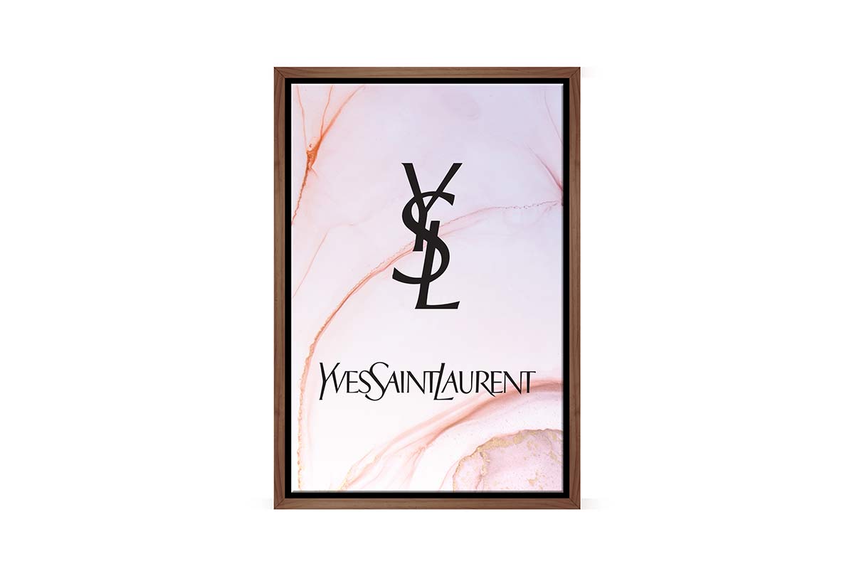 Yves Saint Laurent | Fashion Canvas Wall Art Print