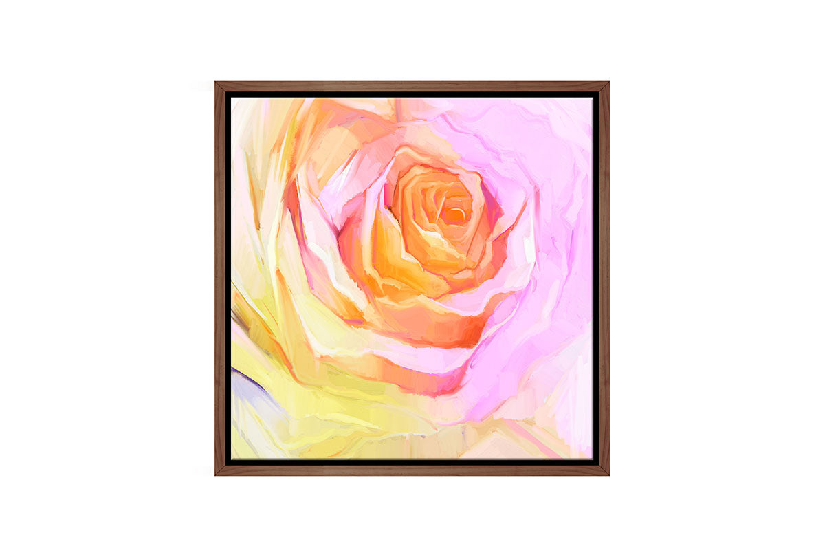 Watercolour Rose Bud | Flower Wall Art Print