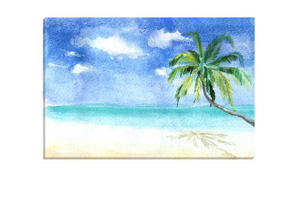 Tropical Beach | Canvas Wall Art Print