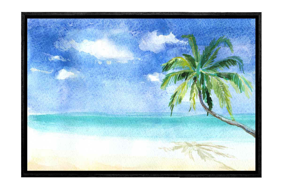 Tropical Beach | Canvas Wall Art Print