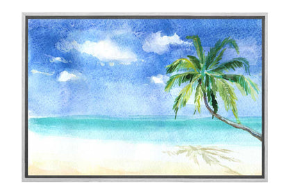 Tropical Beach | Canvas Wall Art Print