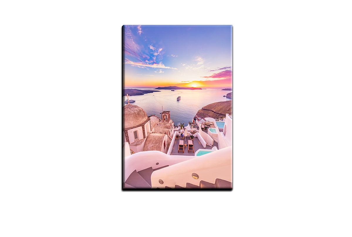 Greek Sunset 2 | Greece Wall Art Print