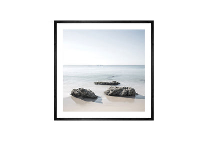 Wategos Beach Rocks | Wall Art Print