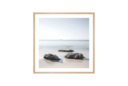 Wategos Beach Rocks | Wall Art Print