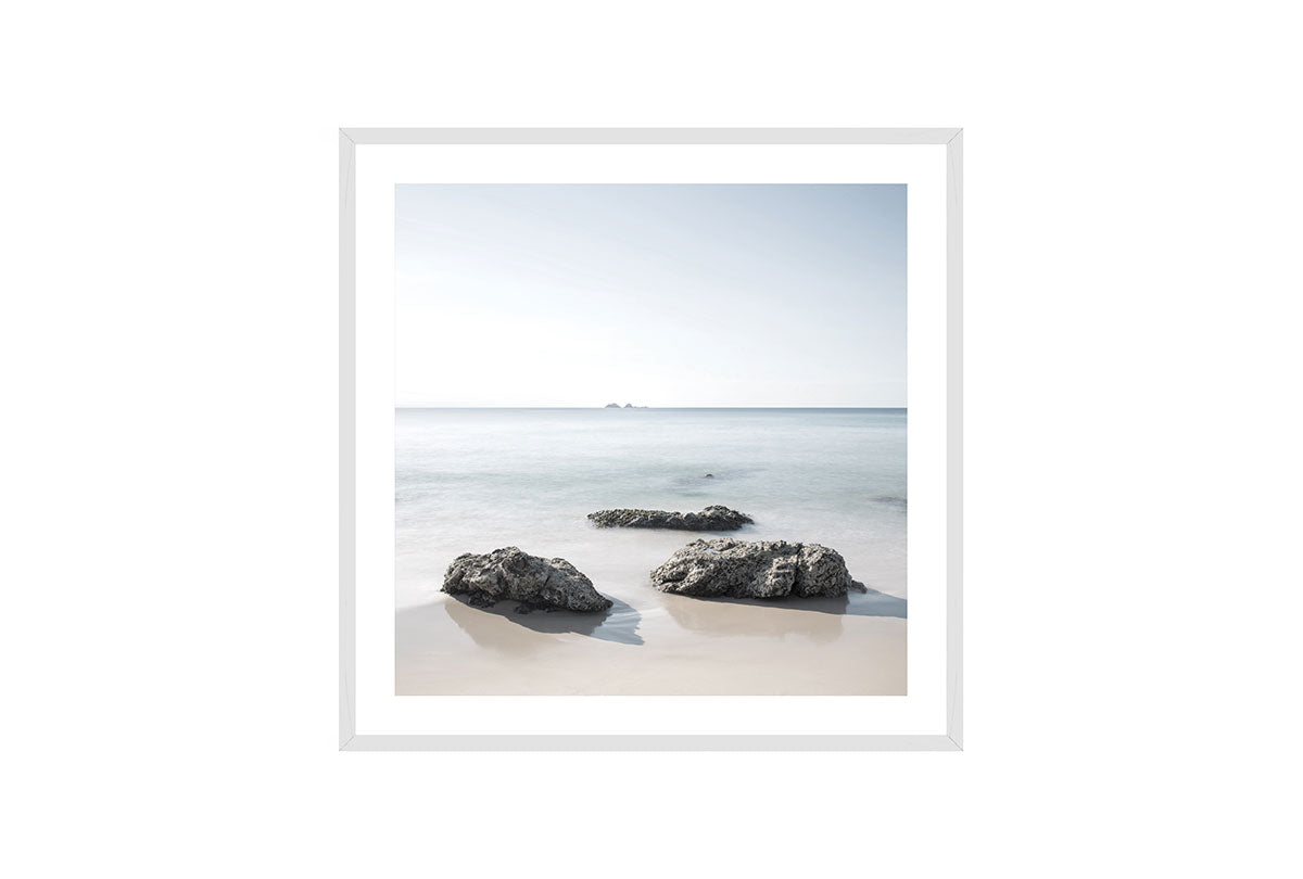 Wategos Beach Rocks | Wall Art Print