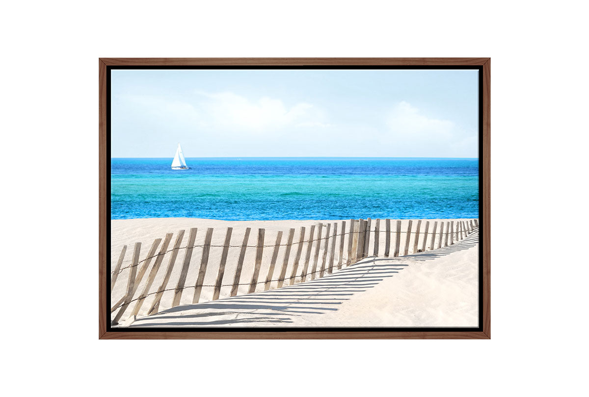 Serene Beach Scene | Wall Art Print