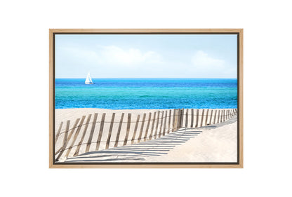 Serene Beach Scene | Wall Art Print