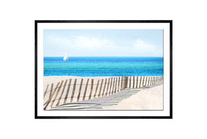 Serene Beach Scene | Wall Art Print