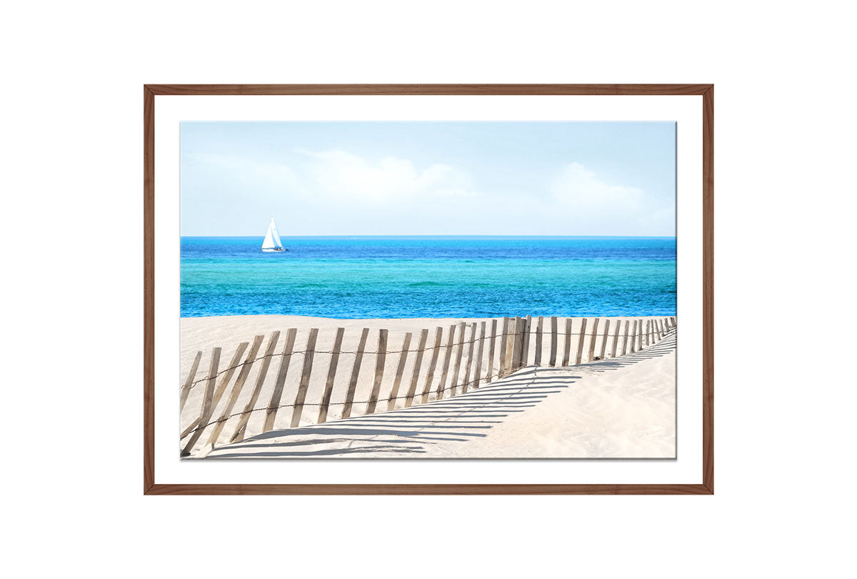 Serene Beach Scene | Wall Art Print