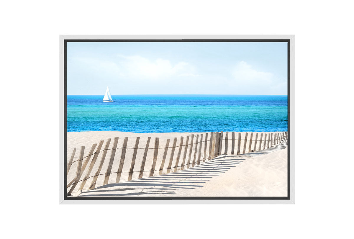 Serene Beach Scene | Wall Art Print