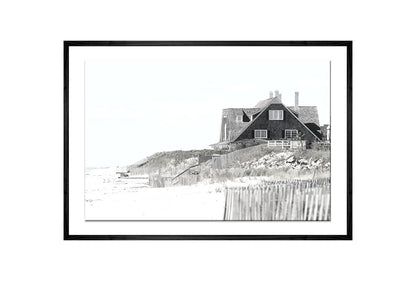 Hamptons Beach House | Wall Art Print