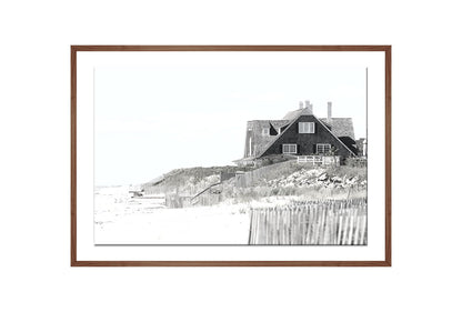 Hamptons Beach House | Wall Art Print