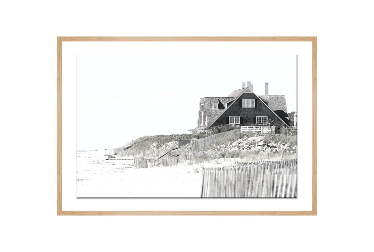 Hamptons Beach House | Wall Art Print