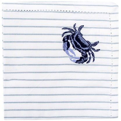 Napkin Crab Light Blue Stonewashed